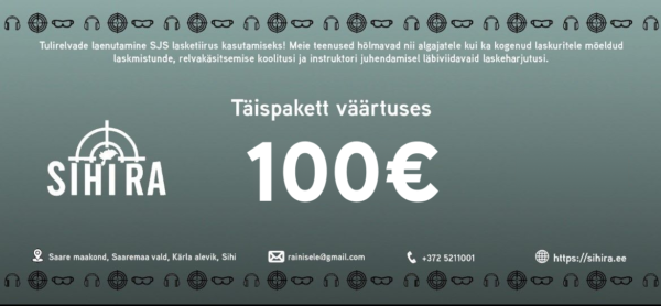 Kinkekaart 100€