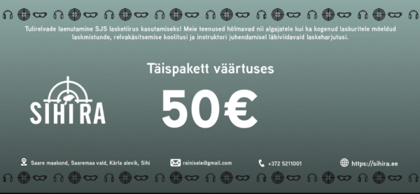 Kinkekaart 50€